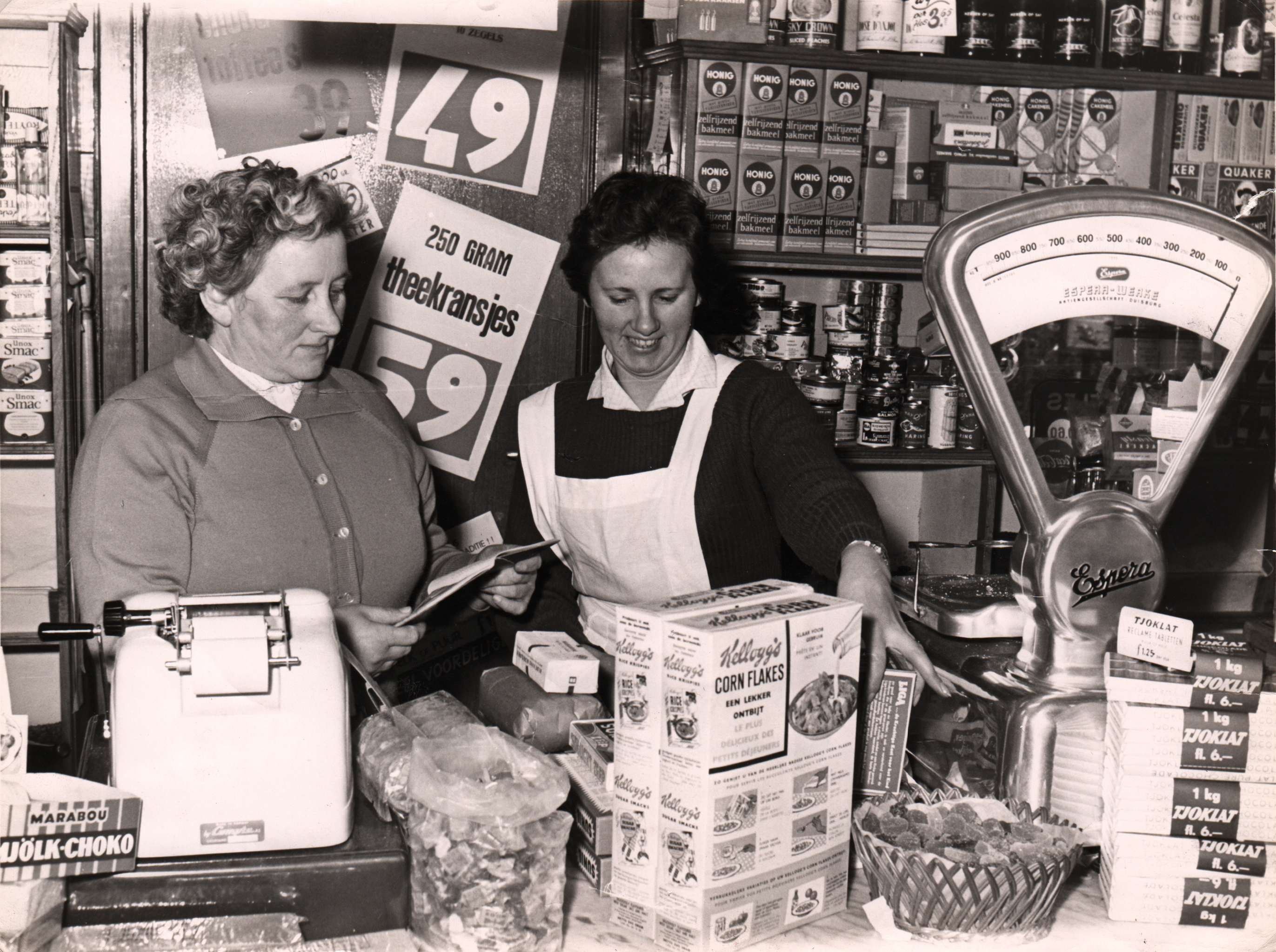 Interieur winkel van Lente