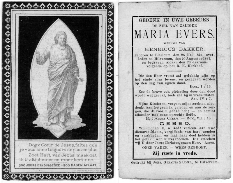 Maria Evers 1824-1887