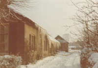 Boerderij Eemnesserweg 16 in de winter