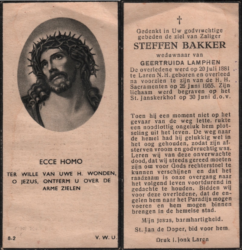 Steffen Bakker 1881-1955