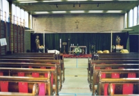 Noodkerk gymzaal Bernardusschool 2004