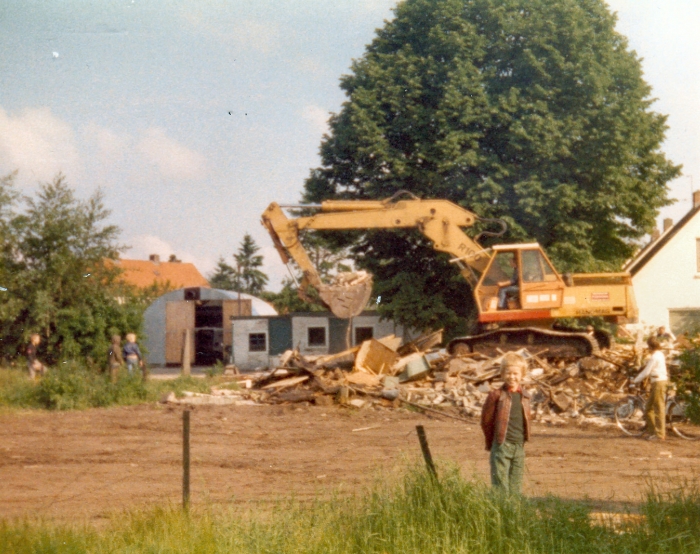 Eerste Molenweg, sloop huizen 1979