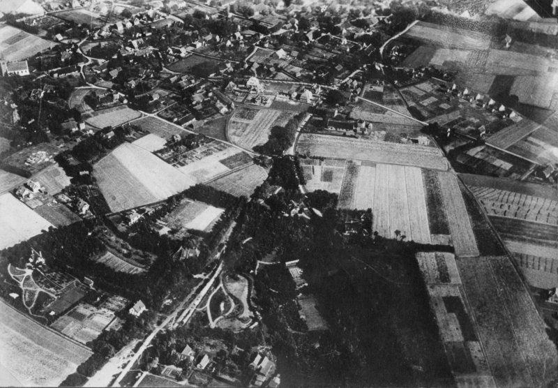 Luchtfoto Blaricum 1928