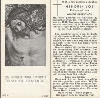 Hendrik Vos 1895 - 1958
