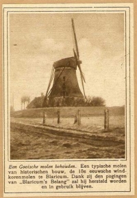 windkorenmolen Blaricum 1925