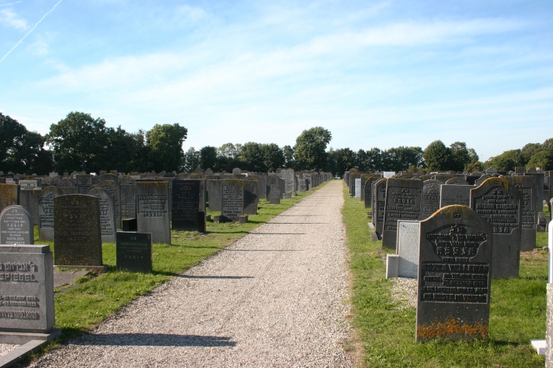 Joodse begraafplaats Muiderberg. (Sal Meijer)