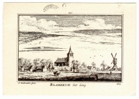prent van Blaricum uit 1761