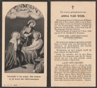 Anna van Wijk 1869 - 1932