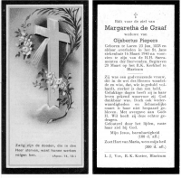 Margaretha de Graaf 1858-1940