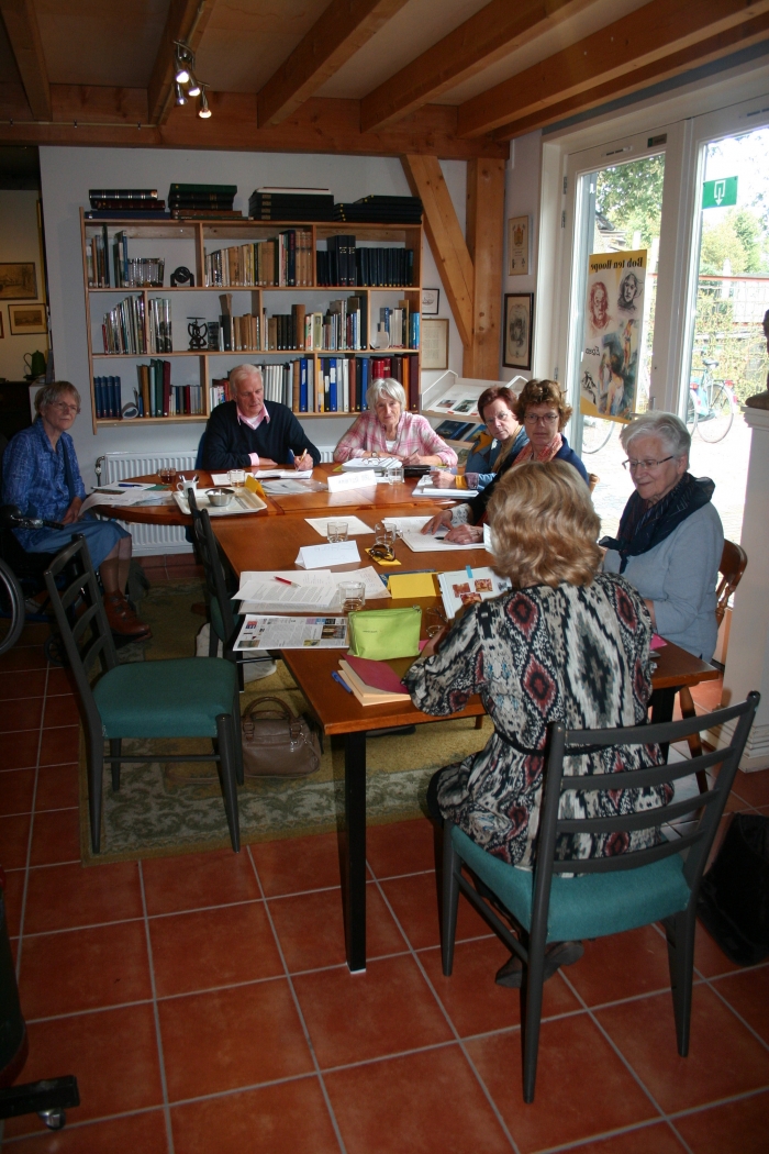 Deelnemers schrijverscursus oktober 2013