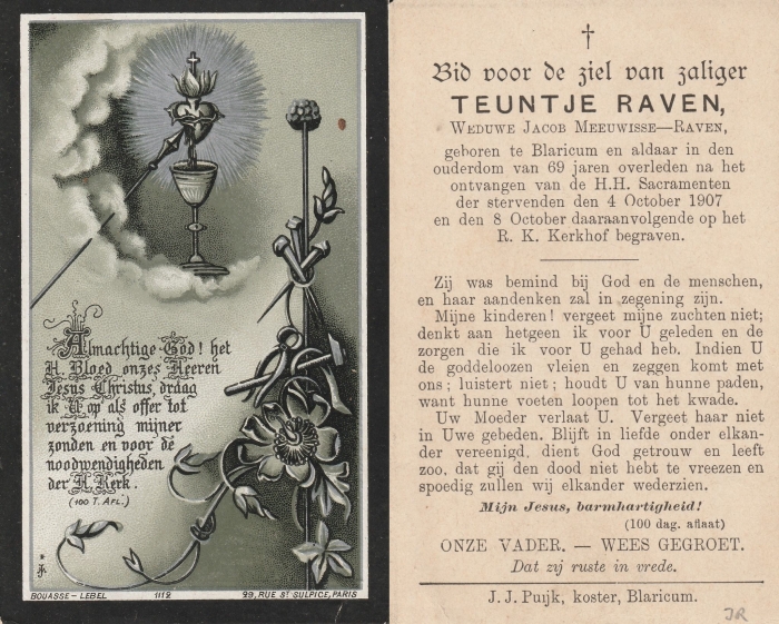 Teuntje Raven 1838 - 1907