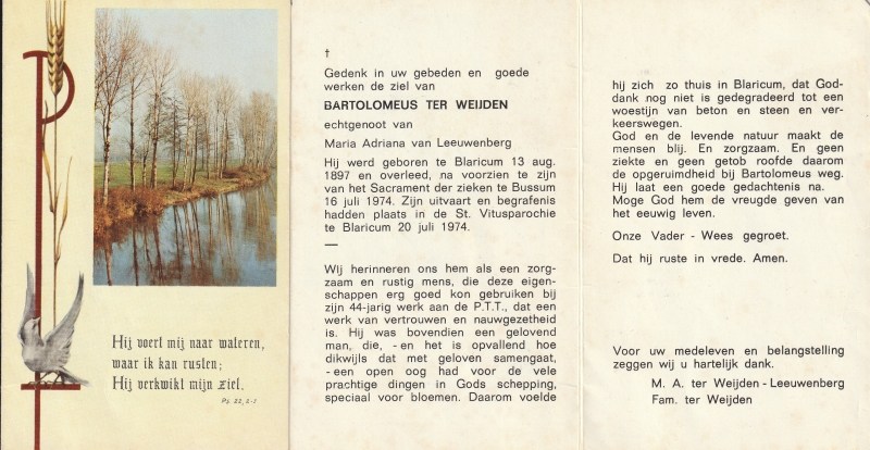 Bartolomeus ter Weijden 1897 - 1974