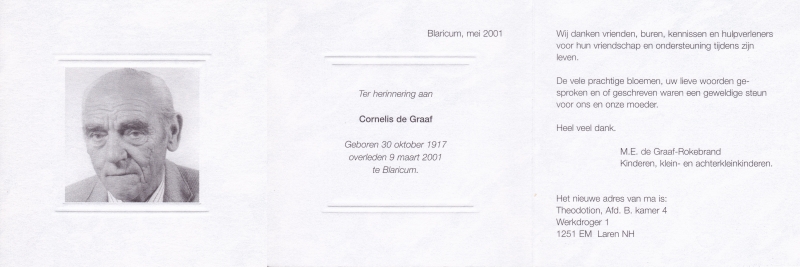Cornelis de Graaf 1917 - 2001