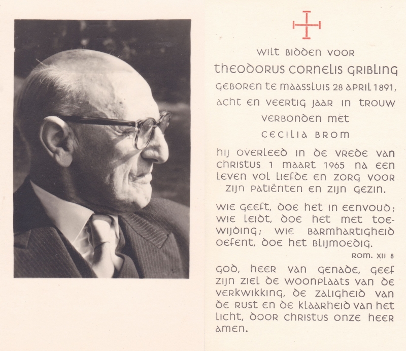 Theodoris Gribling 1891 - 1965