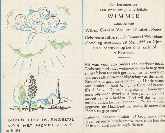 Wimmie Vos 1954 - 1955