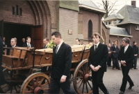 Begrafenis Lammert Vos