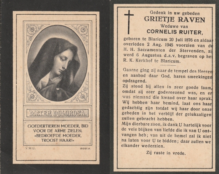 Grietje Raven 1863 - 1929