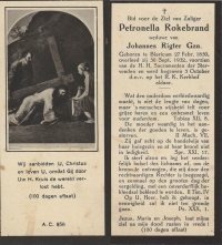 Petronella Rokebrand 1850 - 1932