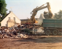 Eerste Molenweg, sloop huizen 1979