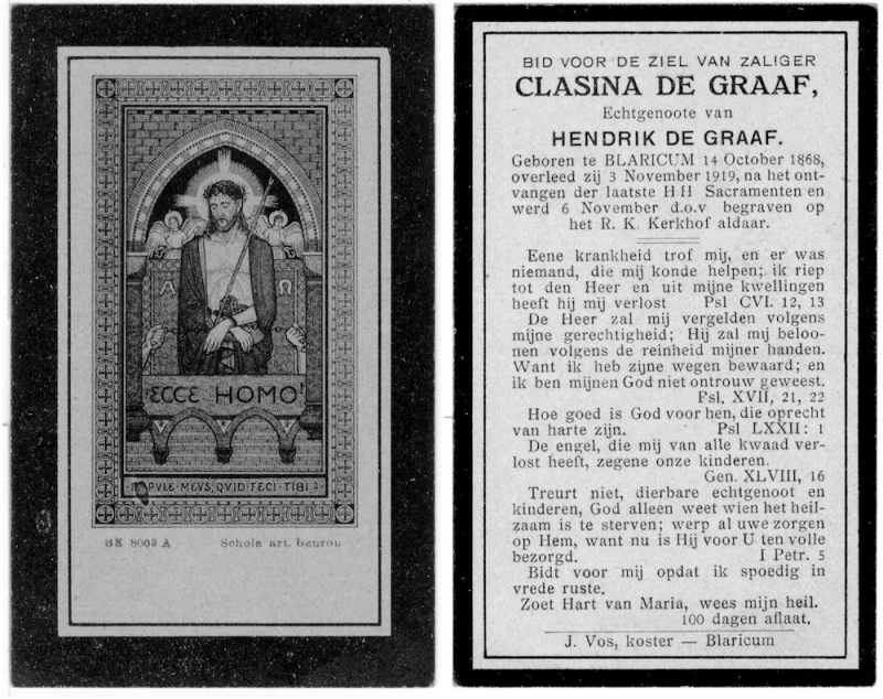 Clasina de Graaf 1868-1919