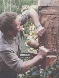 Gradus Lanphen aan het werk Erfgooiersboom