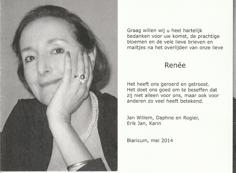 Renée van Reedt-Dortland  * .......-........