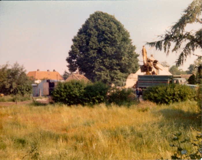 Eerste Molenweg, sloop huizen 1979