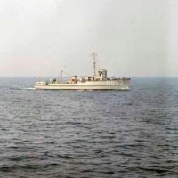 HMS Blaricum voor de overdracht