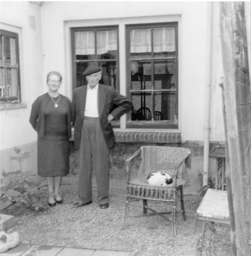 Hendrik de Jong met echtgenote 1985