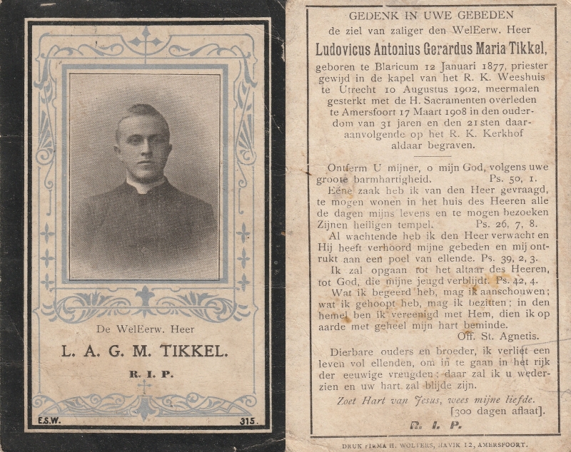 Ludovicus Tikkel 1877 - 1908