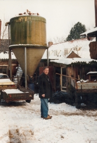 winter op de boerderij